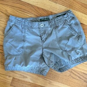 Eddie Bauer Women's Cargo Shorts in Gray